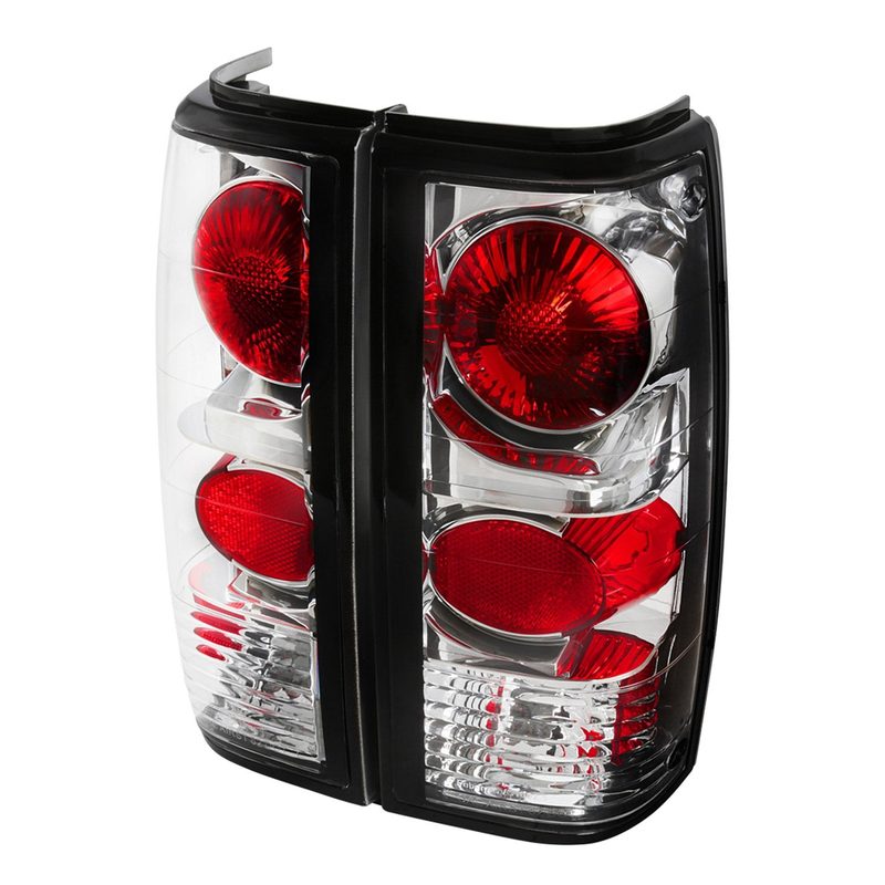1982-1994 Chevy S10/Blazer GMC S15/Sonoma Tail Lights Chrome/Clear Lens