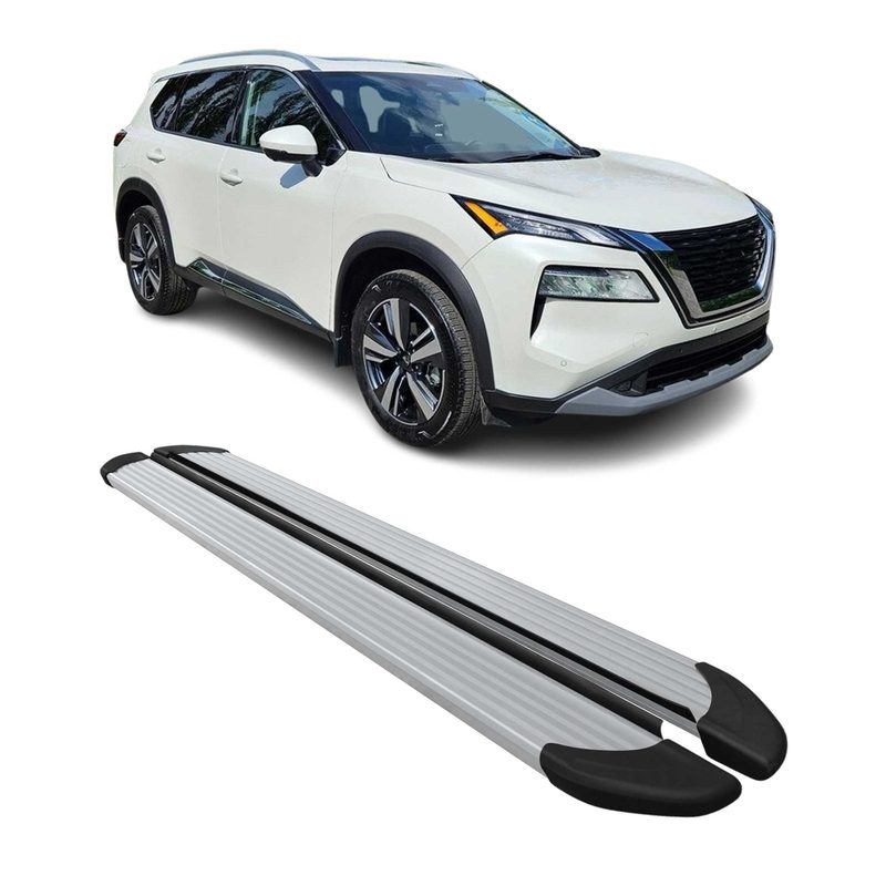 2021-2026 Nissan Rogue Nerf Bar Side Step Running Boards Alu 2x