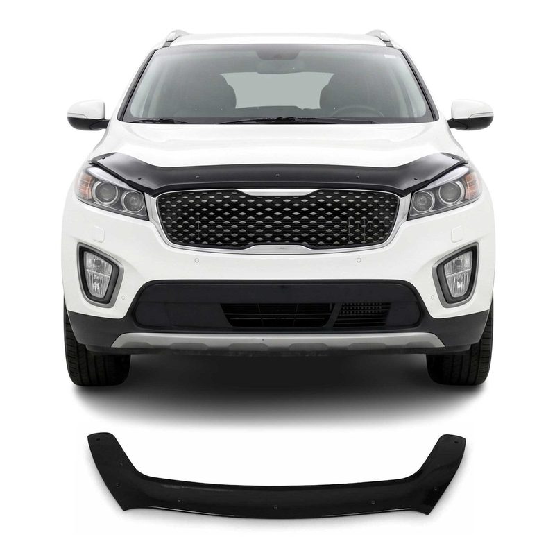 2016-2018 Kia Sorento Front Bug Shield Hood Deflector 1 Pc Smoke
