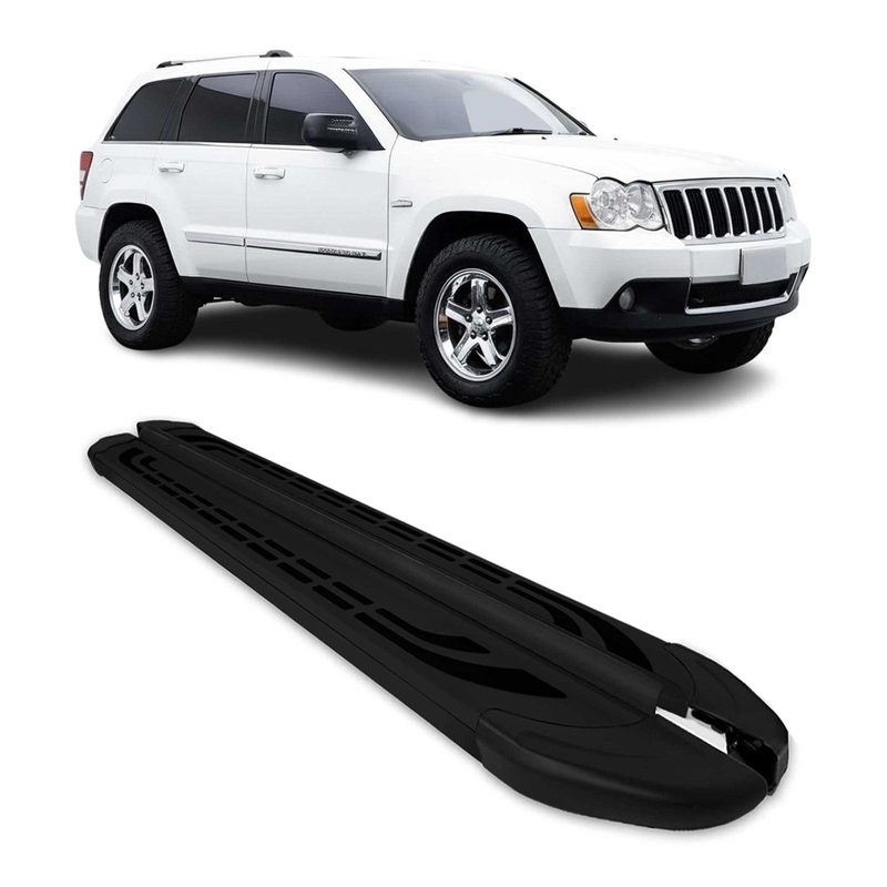2005-2010 Jeep Grand Cherokee Running Boards Side Steps Black