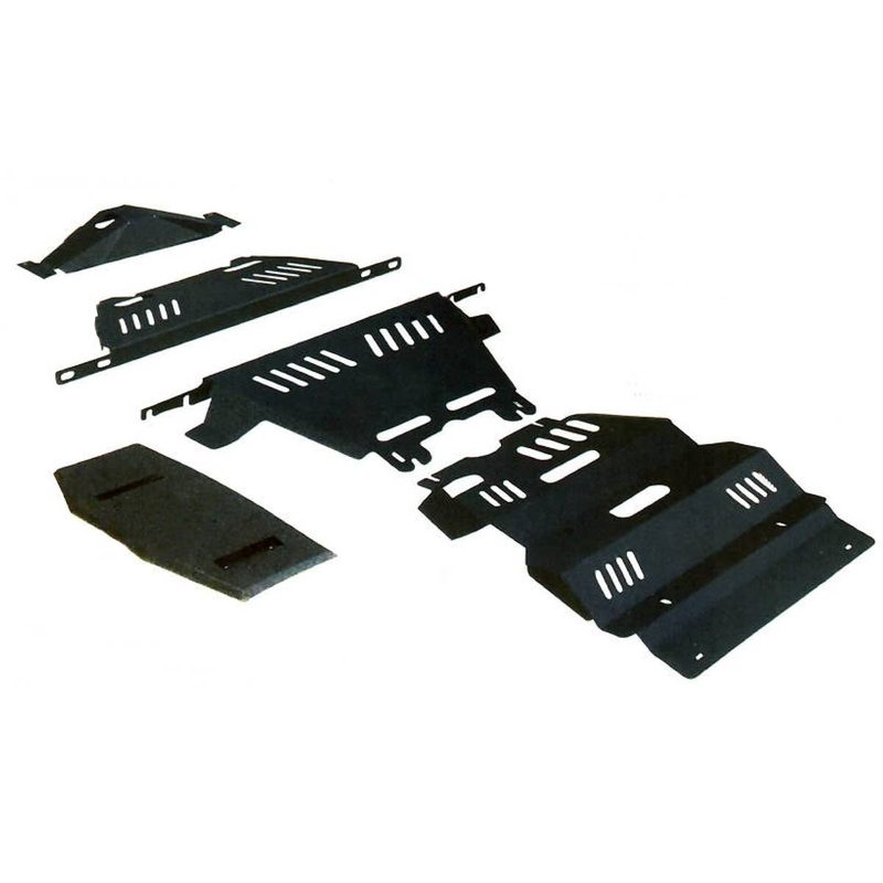 Skid Plate Go Rhino de 5 piezas para Hilux 16 - 26 Dob Cab