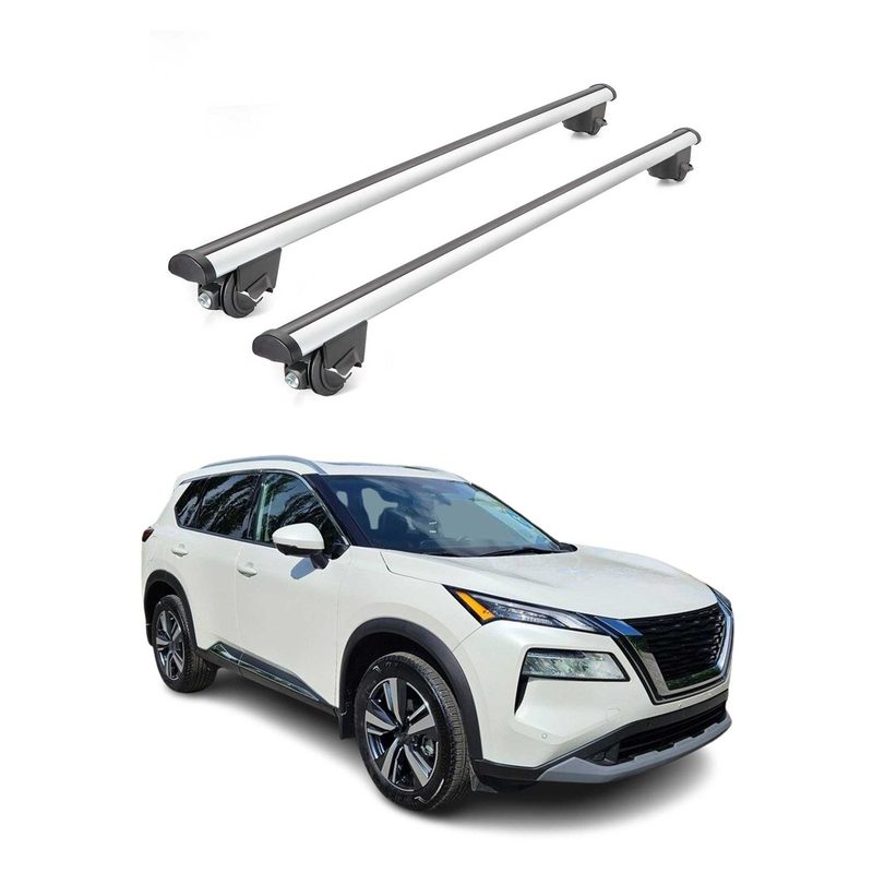 2020-2022 Nissan Rogue Sport Roof Rack Cross Bars Silver