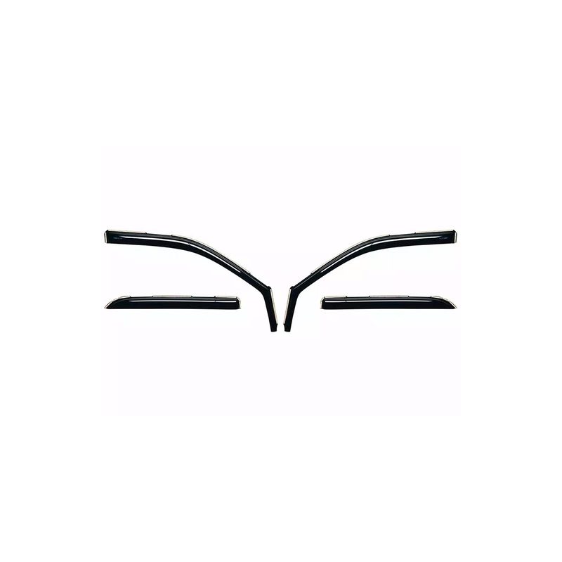 CLIM ART Tape-On Unbreakable Side Window Deflectors 419003LP