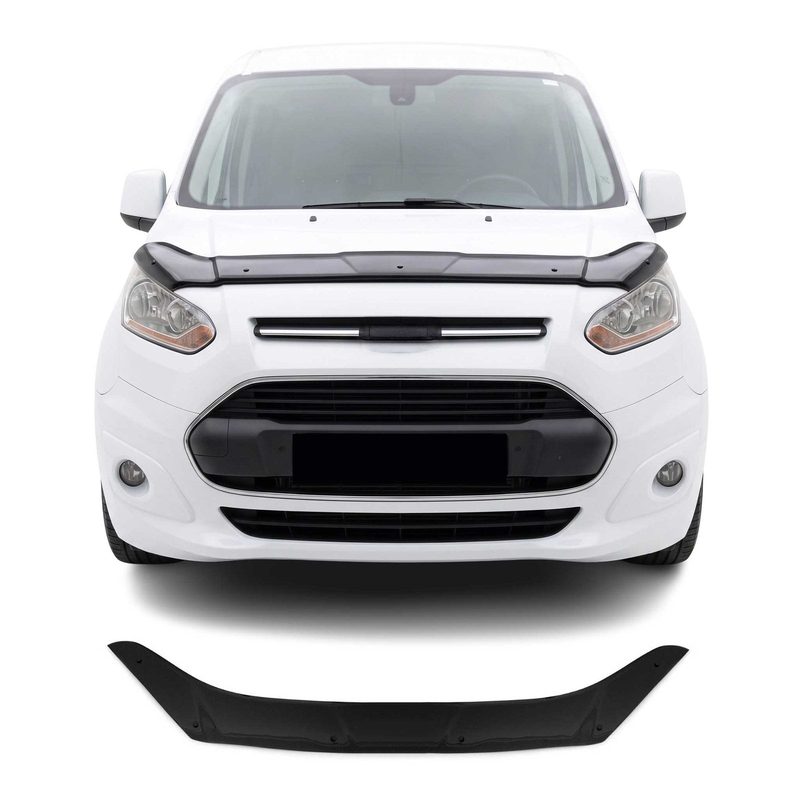 2014-2019 Ford Transit Connect Front Bug Shield Hood Deflector 1 Pc Smoke