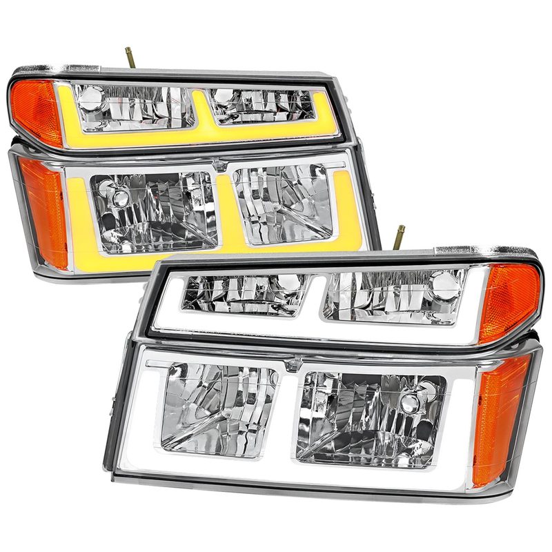 2004-2012 Chevy Colorado / Canyon LED Factory Headlights Amber Corner Lamp
