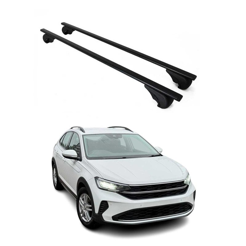 2018-2024 VW Tiguan Roof Rack Cross Bars Black