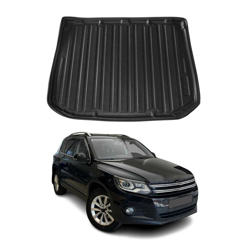 2009-2017 VW Tiguan Cargo Liner Trunk Mat All Weather Black