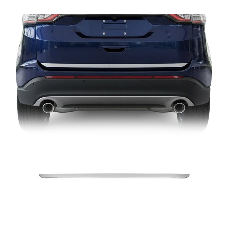 2015-2019 Ford Edge Rear Trunk Lid Molding Trim Stainless Steel Silver