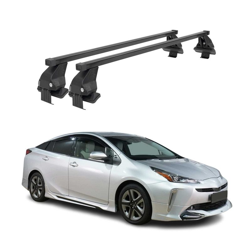 2019-2022 Toyota Prius Roof Rack Cross Bars Black