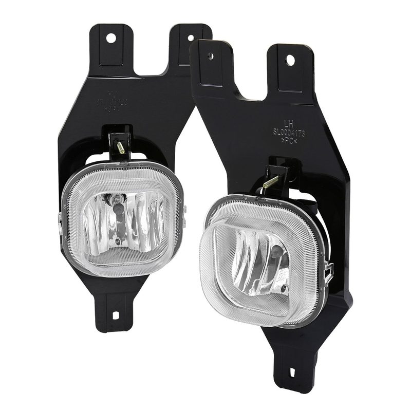 1999-2004 Ford F-250/F-350/Excursion H10 Fog Lights Chrome/Clear Lens