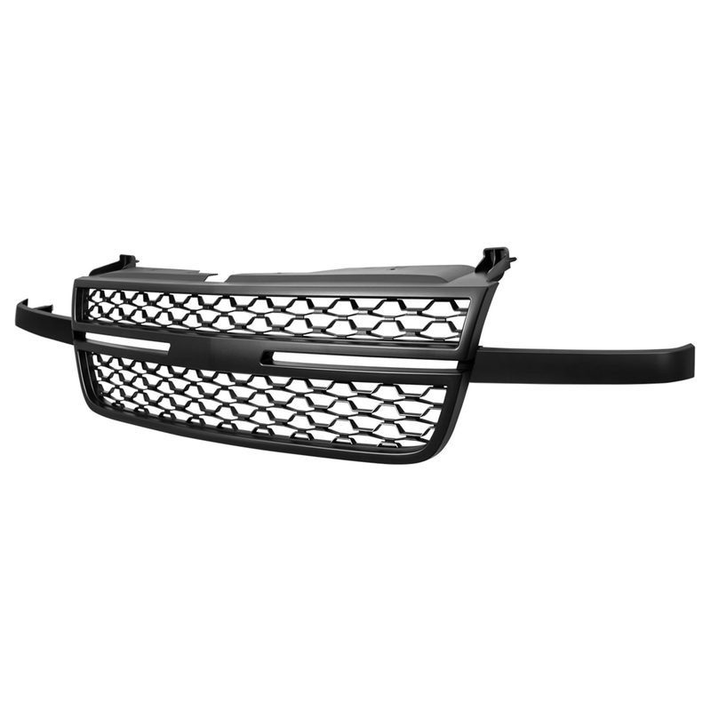 2005-2006 Chevy Silverado 2500HD/3500HD Black Honeycomb Front Hood Grille