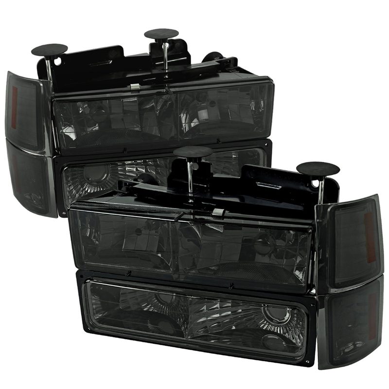 1994-1998 Chevy Silverado/Tahoe/Suburban/C10 Factory Headlights Smoke