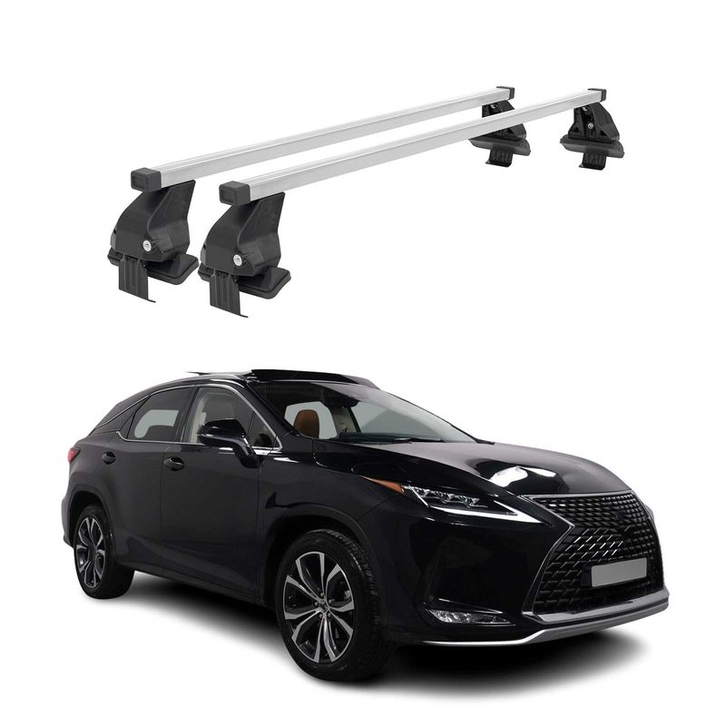2016-2022 Lexus RX Roof Rack Cross Bars Silver