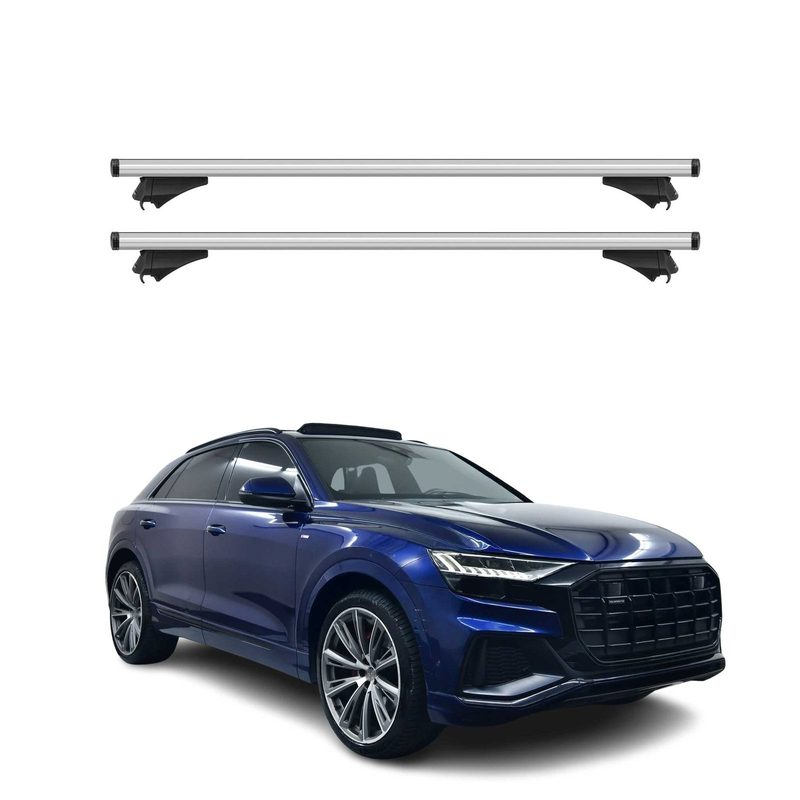 2019-2026 Audi Q8 Roof Rack Cross Bars Silver