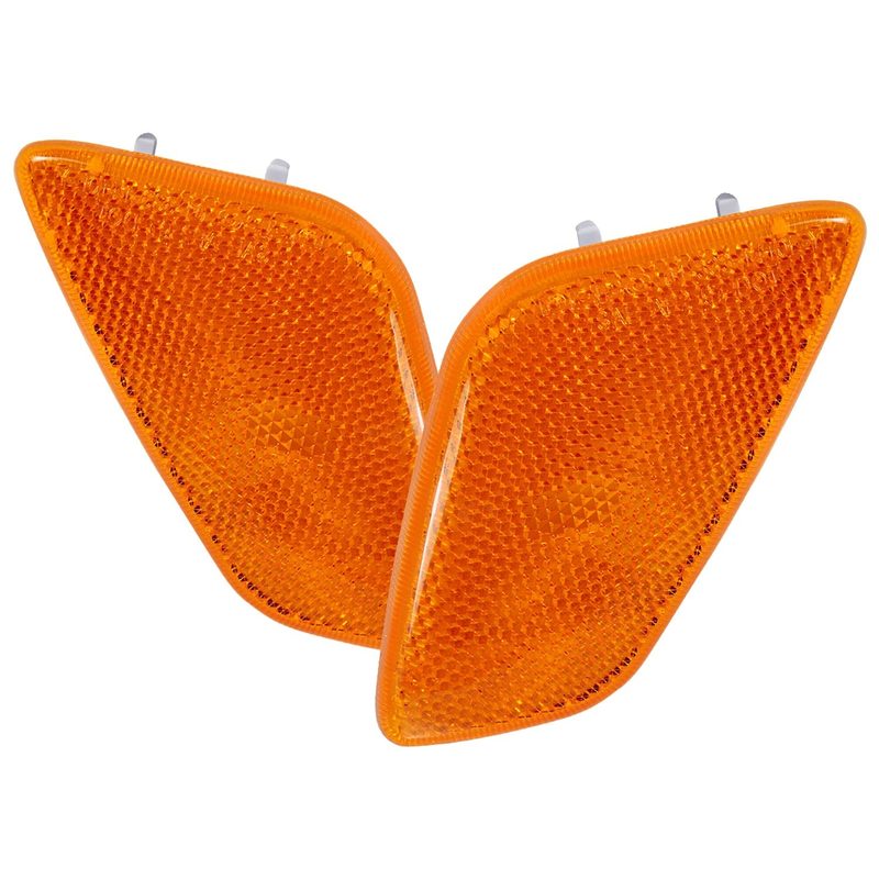 1997-2006 Jeep Wrangler Amber Lens Side Marker Signal Lights