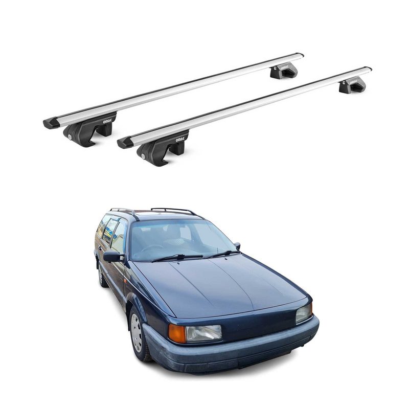 Roof Rack Cross Bars Luggage Carrier for VW Passat B2 B3 B4 Wagon 1980-1997 Grey