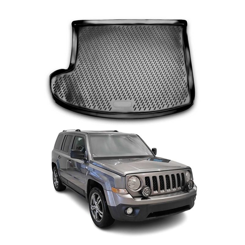 2011-2017 Jeep Patriot Cargo Liner Trunk Mat All Weather Black