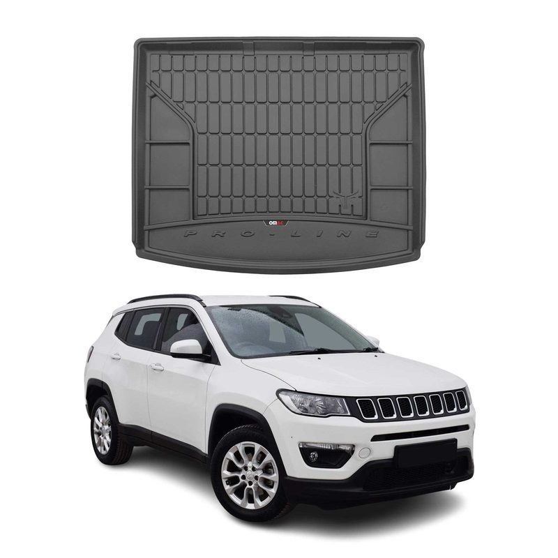 2017-2026 Jeep Compass Premium Cargo Liner Trunk Mat All Weather Heavy Duty Upper Trunk
