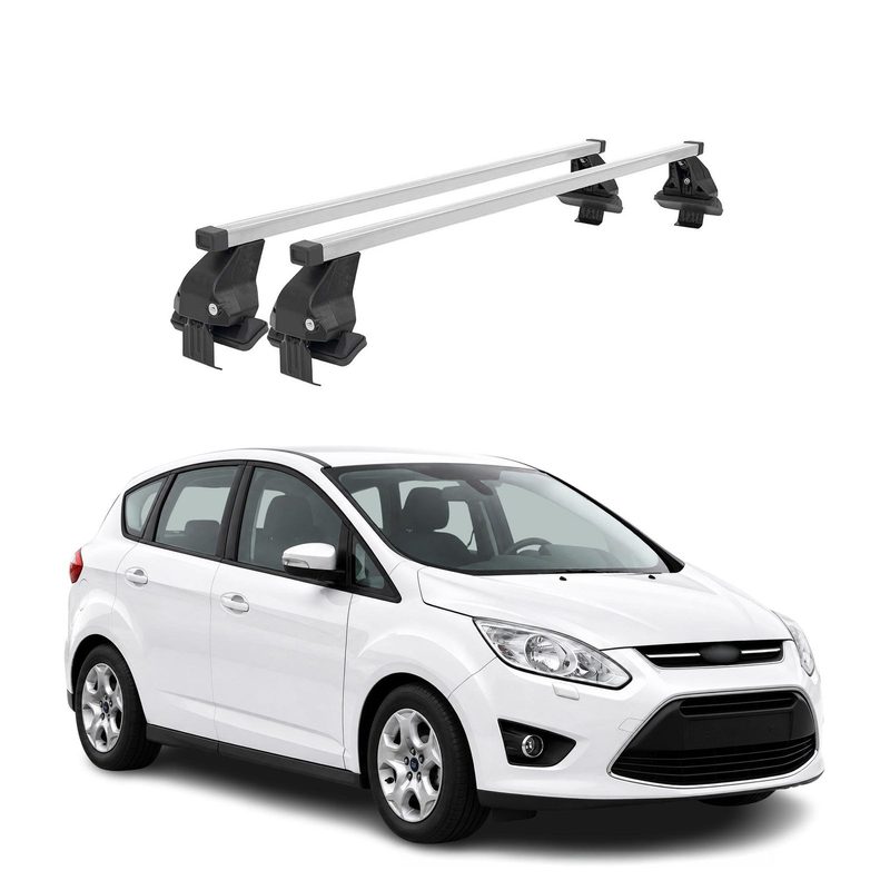 2013-2017 Ford C-Max Roof Rack Cross Bars Silver