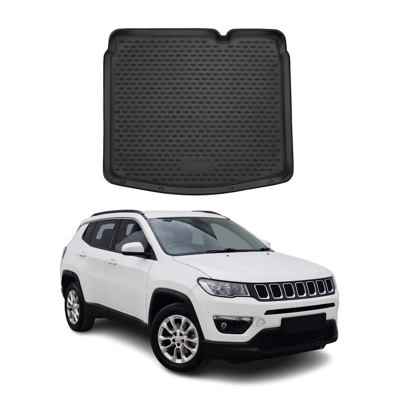 2017-2026 Jeep Compass Cargo Liner Trunk Mat All Weather Lower Black