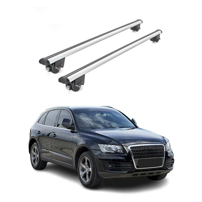2009-2017 Audi Q5 SQ5 Roof Rack Cross Bars Silver