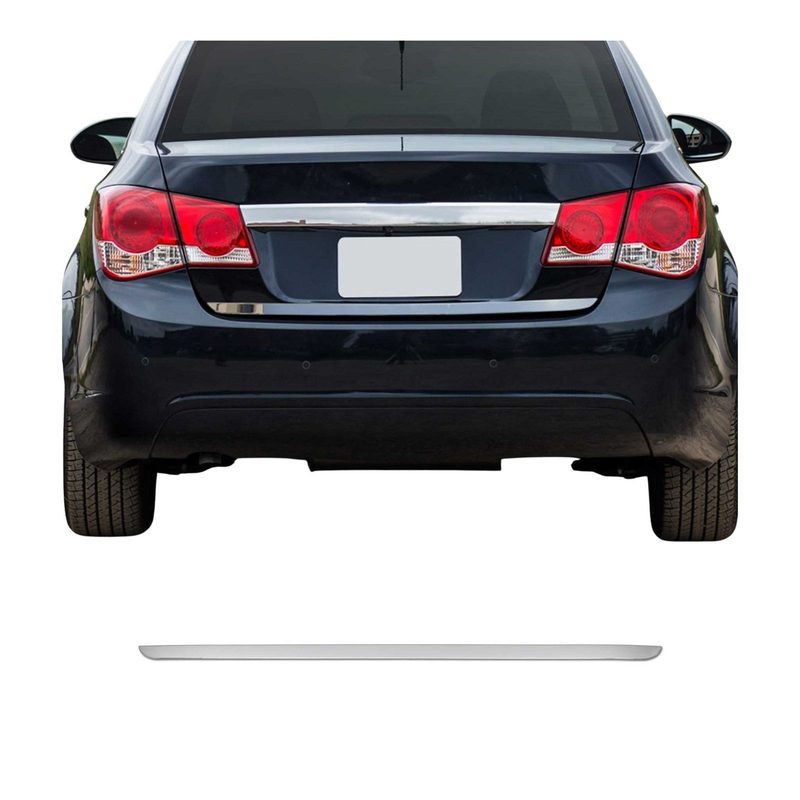2011-2015 Chevrolet Cruze Sedan Rear Trunk Molding Trim Stainless Steel
