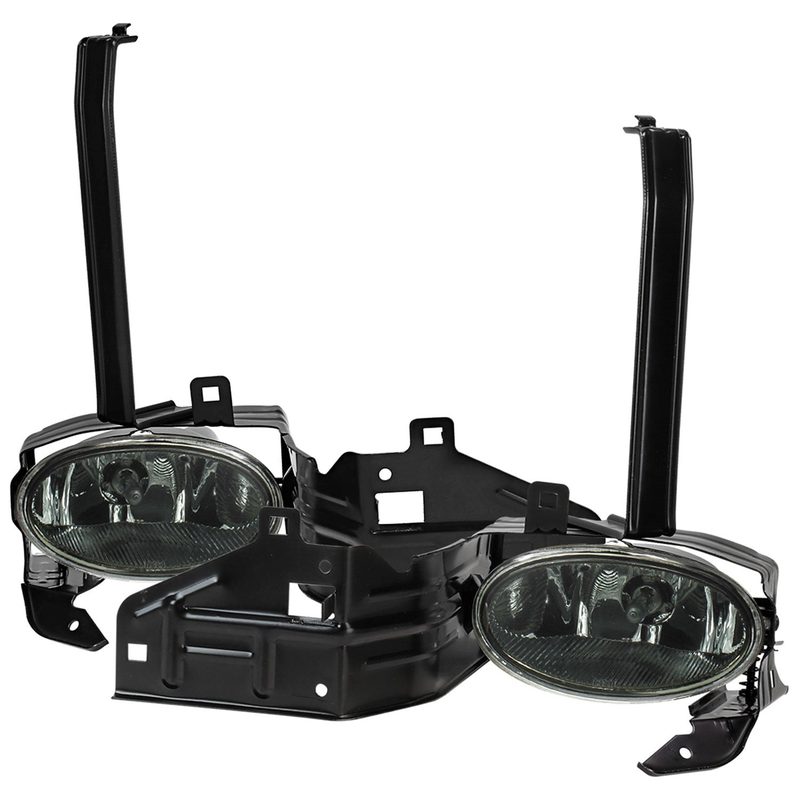 2008-2010 Honda Accord 2DR Coupe H11 Fog Lights Kit Chrome/Yellow Lens