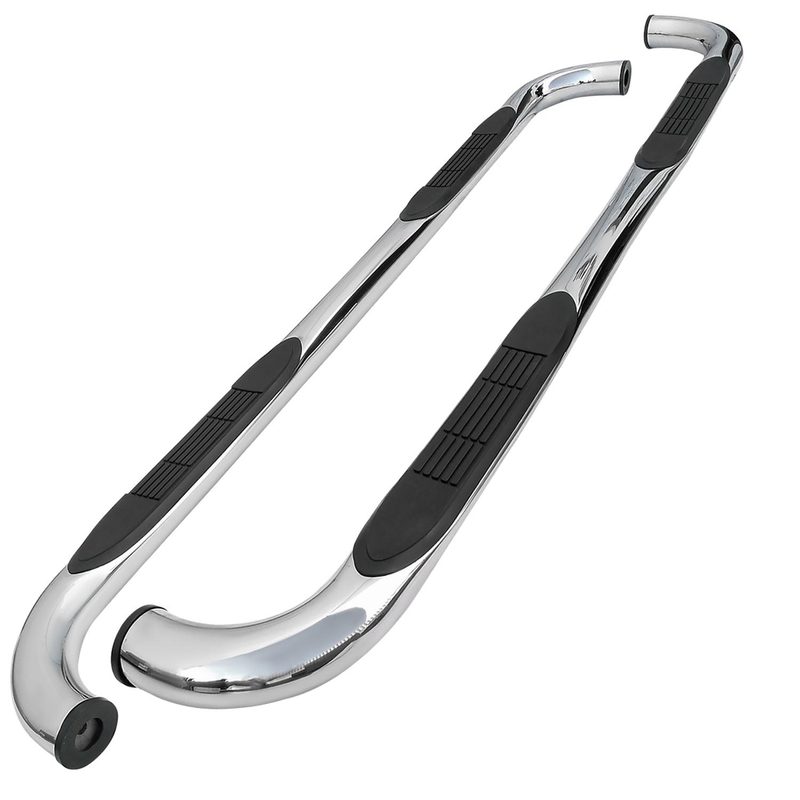 1999-2016 Ford F-250/350/450/550 SuperCrew 3" Chrome Steel Side Step Nerf Bars