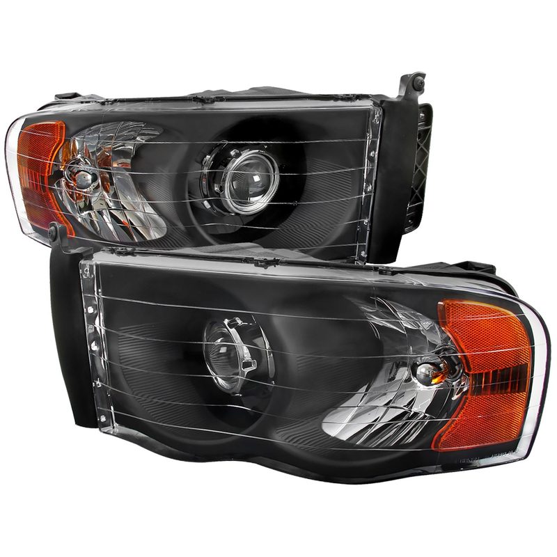 2002-2005 Dodge RAM 1500/ 03-2005 RAM 2500 3500 Headlights Amber Reflectors