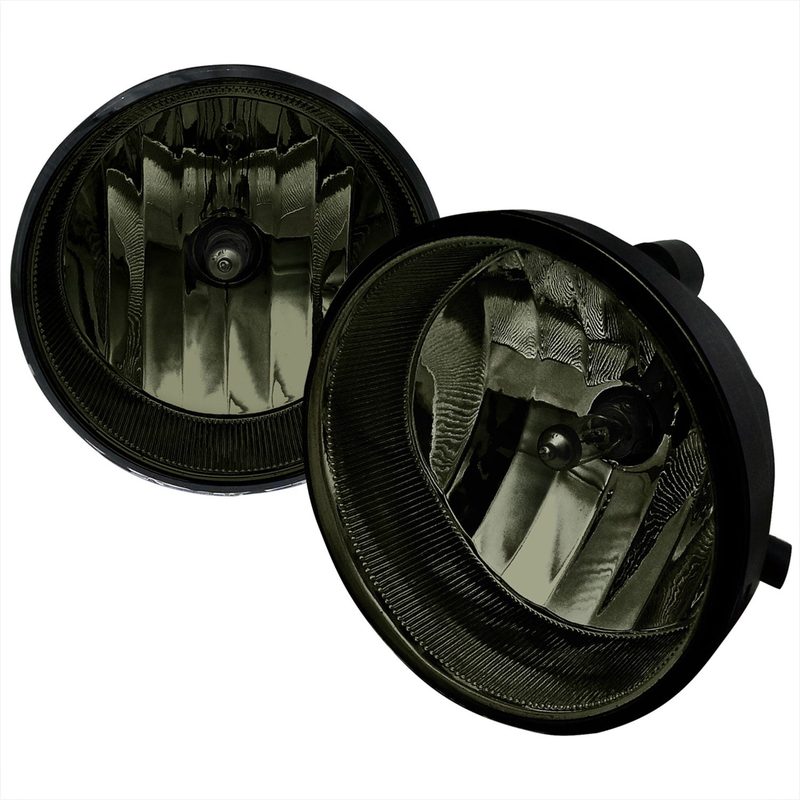 2004-2016 Toyota Sequoia/Tundra/Tacoma/Solara H10 Fog Lights Kit Chrome/Smoke