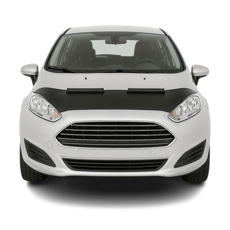 2014-2019 Ford Fiesta Car Bonnet Mask Hood Bra Black 1 Pc