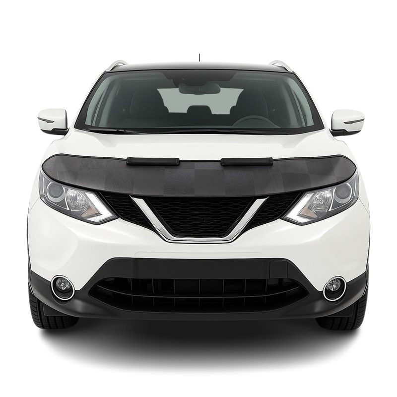 2017-2022 Nissan Rogue Sport Car Bonnet Mask Hood Bra Black Chequered 1 Pc