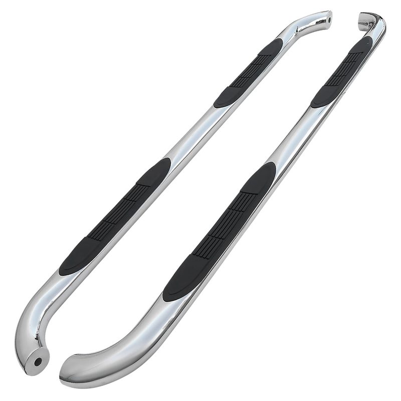 2004-2024 Nissan Titan King Extended Cab Chrome S.Steel Side Step Nerf Bars