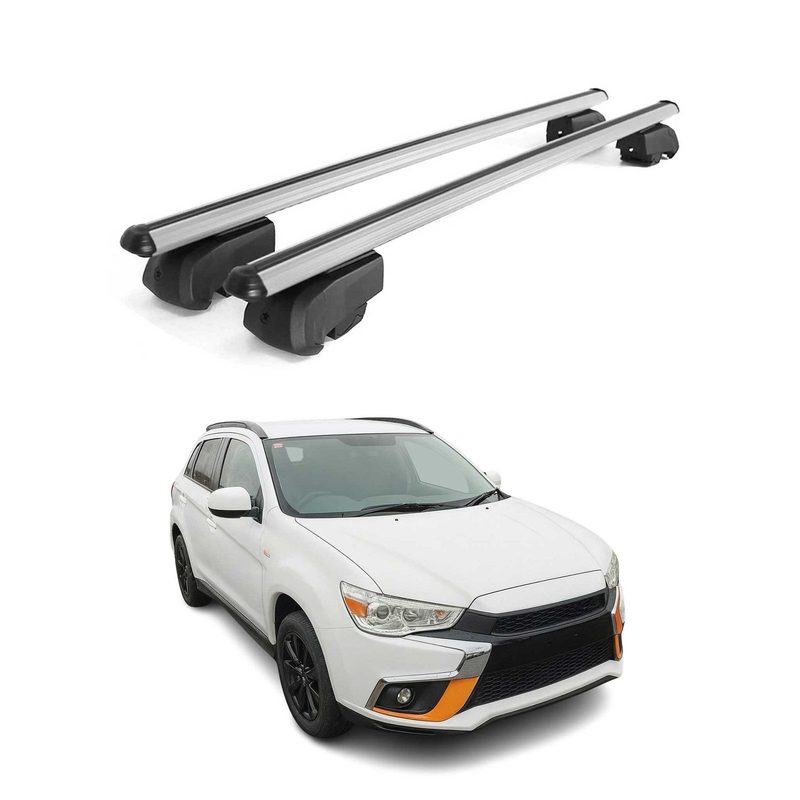 2011-2021 Mitsubishi RVR Roof Rack Cross Bars Silver