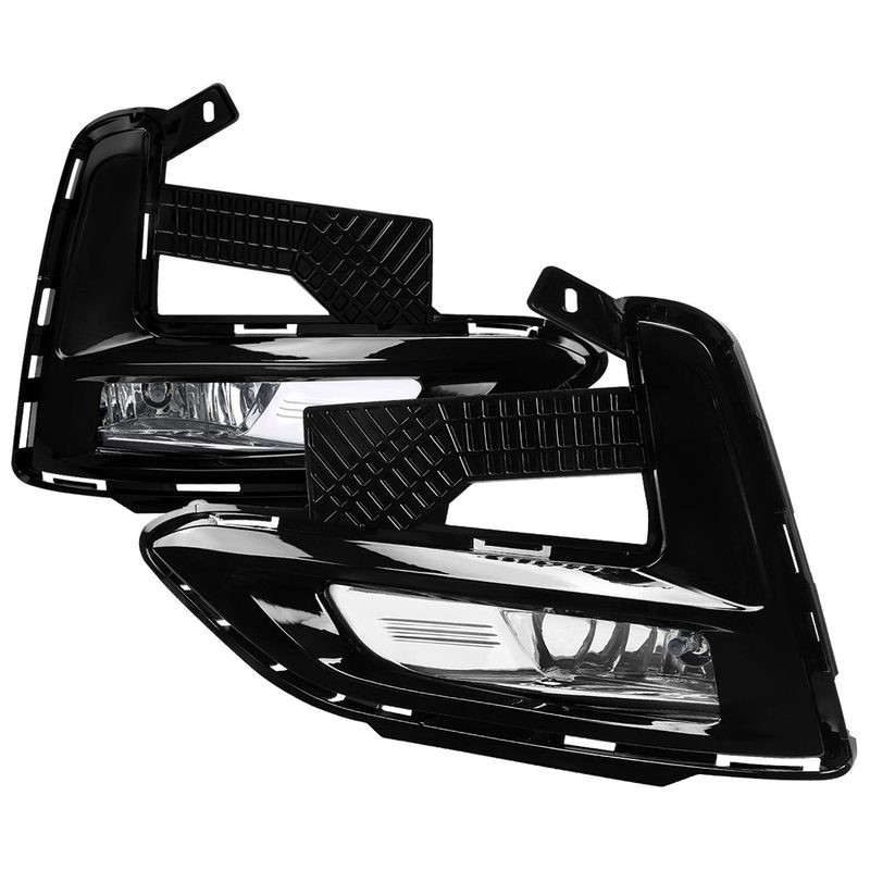 2020-2021 Nissan Sentra H8 Fog Lights Kit Chrome Housing/ Clear Lens