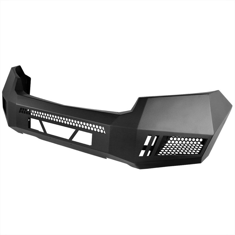 2015-2020 Chevy Colorado Black Heavy Duty Steel Front Bumper & LED Light Ports