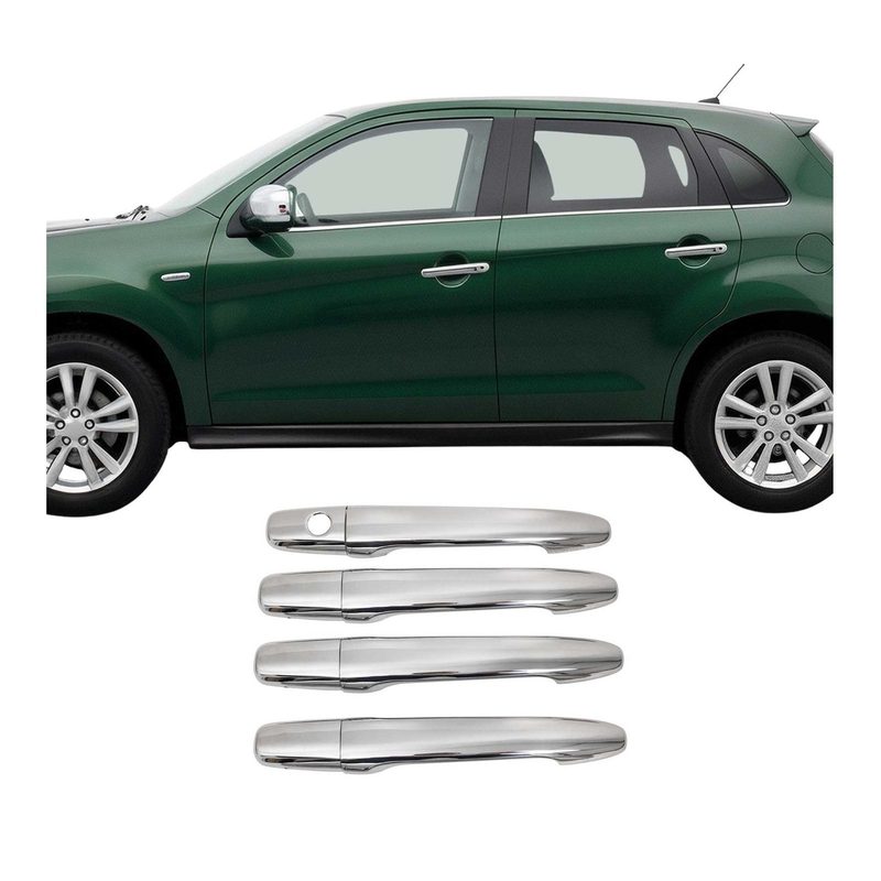 2011-2021 Mitsubishi Outlander Sport Car Door Handle Cover Protector Stainless Steel