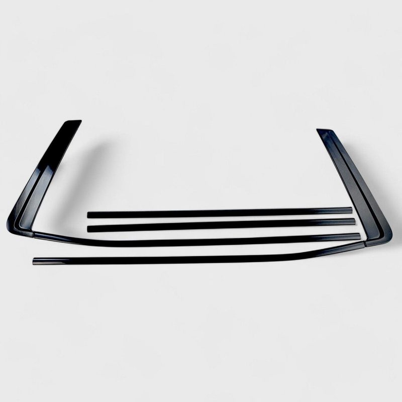 2021-2024 Chevrolet Tahoe Window Trim Set Gloss Black 6Pcs ABS Plastic