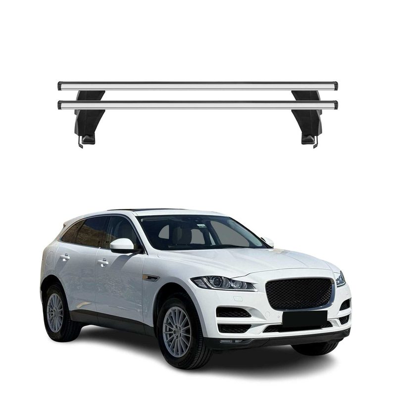 2017-2026 Jaguar F-Pace Roof Rack Cross Bars Silver