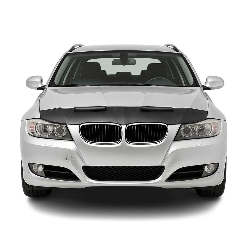 2006-2008 BMW 3 Series E90 E91 Car Bonnet Mask Hood Bra Half Black