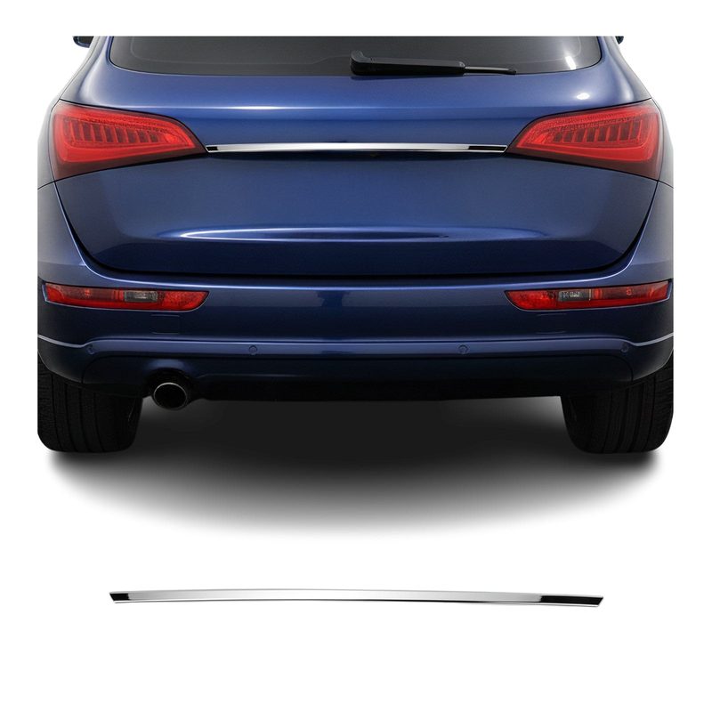 2009-2016 Audi Q5 SQ5 8R 1.gen Rear Trunk Lid Molding Trim Stainless Steel