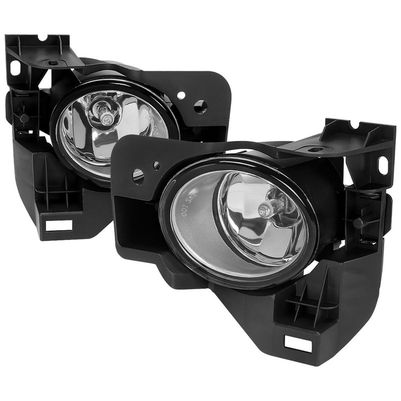 2009-2014 Nissan Maxima H11 Fog Lights Kit Switch & Wiring Harness Chrome
