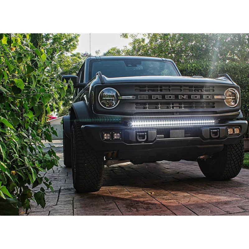 2021+ Ford Bronco Capable Bumper 40in Light Bar - Slim
