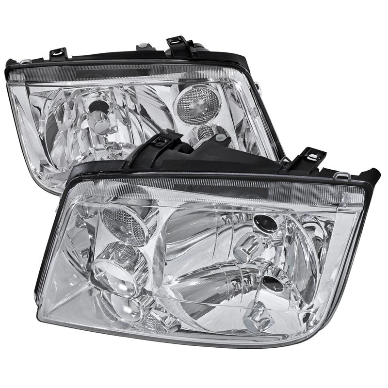 1999-2005 VW Jetta/Bora Mk4 V3 Factory Style Headlights Chrome/Clear Lens