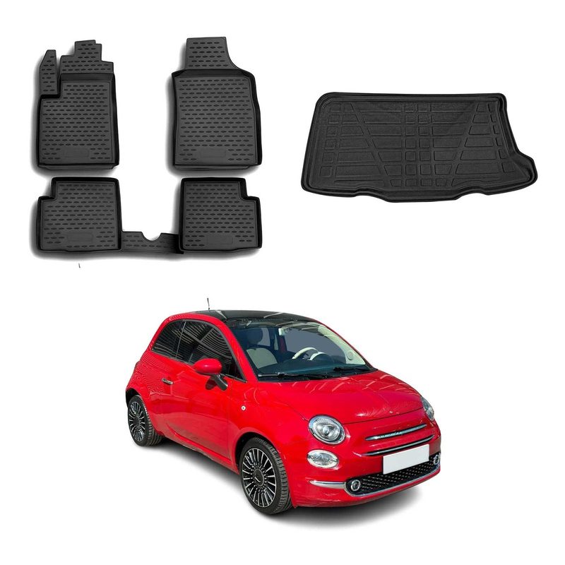 OMAC Floor Mats & Cargo Liners for Fiat 500 2012-2019