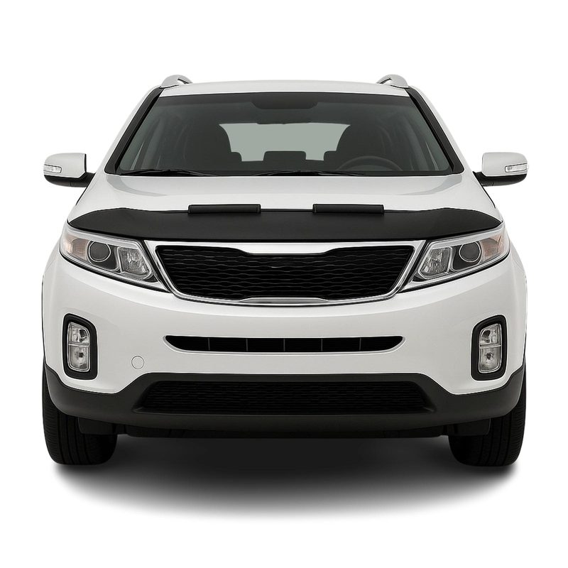 2011-2013 Kia Sorento Car Bonnet Mask Hood Bra Black 1 Pc
