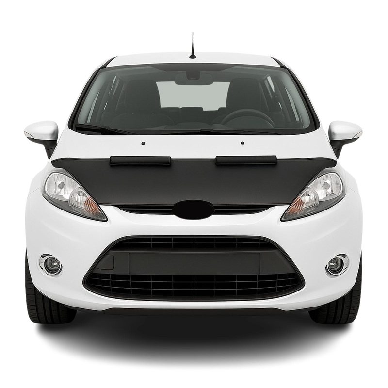 2011-2013 Ford Fiesta Car Bonnet Mask Hood Bra Black 1 Pc