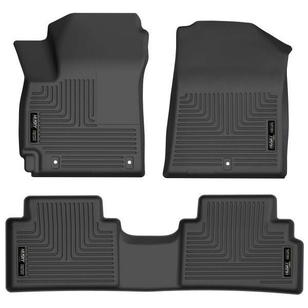 Tapetes Husky Weatherbeater 1ra y 2da Fila color Negro para Soul 20 - 25