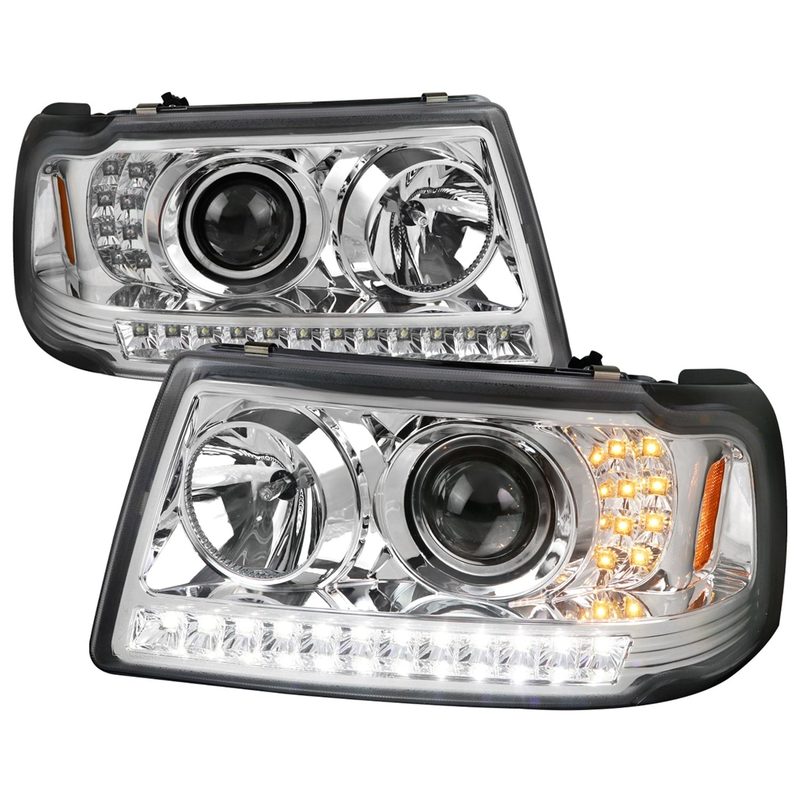2001-2011 Ford Ranger Projector Headlights LED Light&LED Signal Lights Chrome
