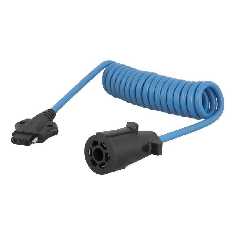 5' Electrical Adapter Harness (7-Way RV Blade Vehicle to 4-Way Flat Trailer)